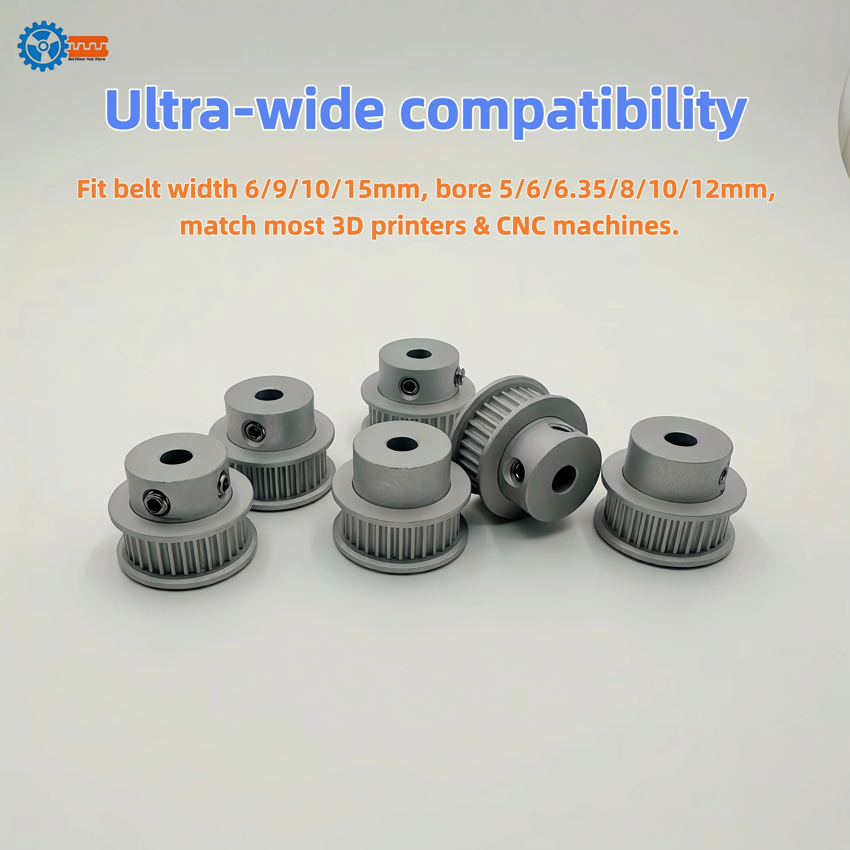 HTD 5M Timing Pulley 14T 15T 16T 17T 18T 20T 14Tooth 15Tooth 16Tooth 17Tooth 18Tooth 20Tooth Drive Pulley HTD5M Synchronous Pull