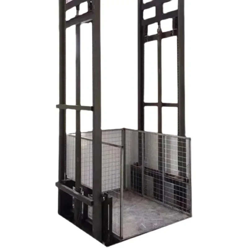 Freight elevator hydraulic lift lift home elevator food delivery machine fixed rail lift platform