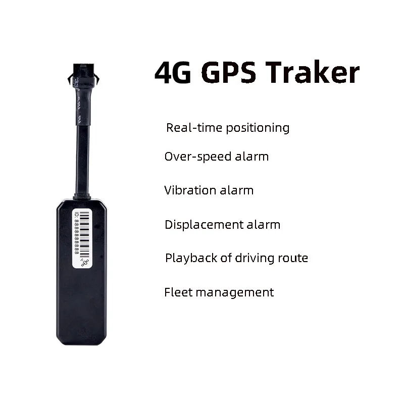 

J24A 4G Motorcycle Electric Vehicle GPS Locator Beidou Anti-theft Device Car Tracker For Truck Taxi Bus With Vibration Alarm