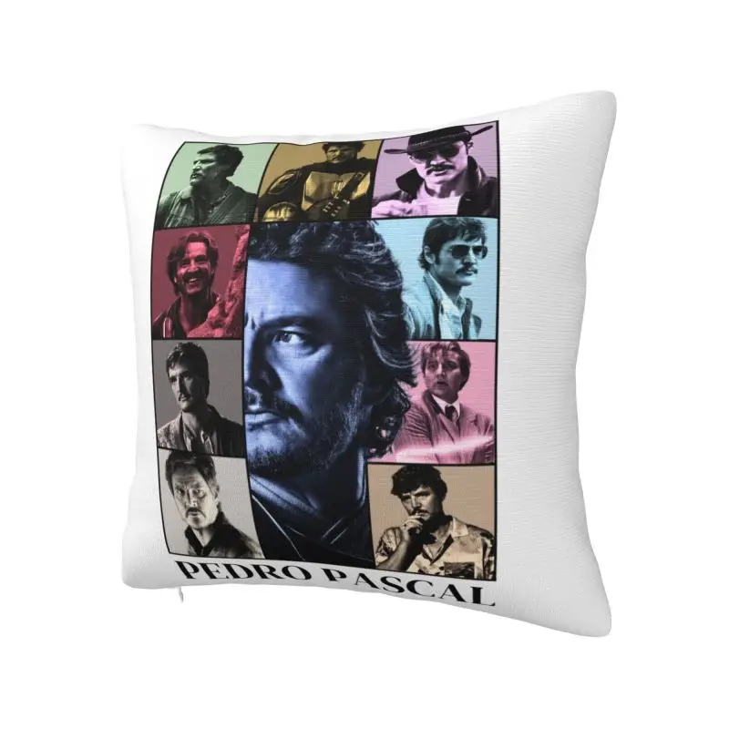 Vintage Bootleg Pedro Pascal Cushion Cover 55x55 cm Polyester Velvet Throw Pillow Case For Sofa Chair Home Decoration Pillowslip
