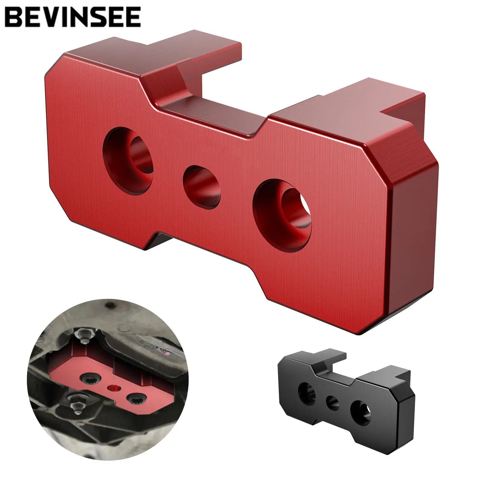 

BEVINSEE Aluminum Transmission Mount Insert Car Replacement Parts for Audi S4 S5 Q5 SQ5 RS4 RS5 A4 A5 Allroad B8/B8.5