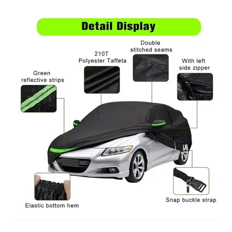 Car Covers Outdoor for BYD SEAGULL HAN Full Car Cover SUV Anti-UV Sun Shade Snow Rain Ice Protection Waterproof Durable Cover