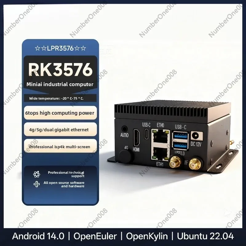 For Rockchip RK3576 Intelligent Host Embedded Large Model Deployment Linux Main Board