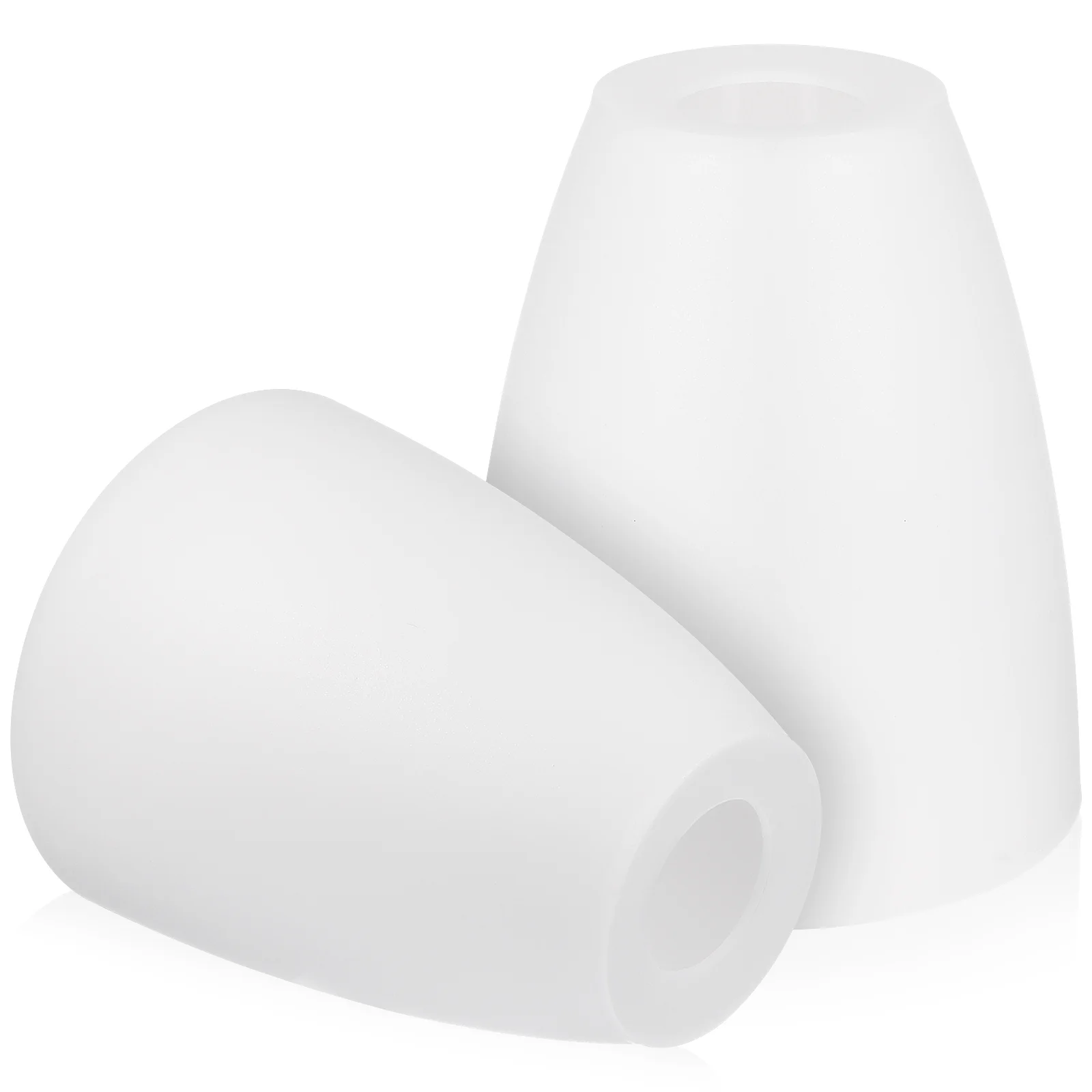 

2 Pcs Plastic Lampshade Desk Lampshades Protective Cover Bulb Guards Office for Floor Covers