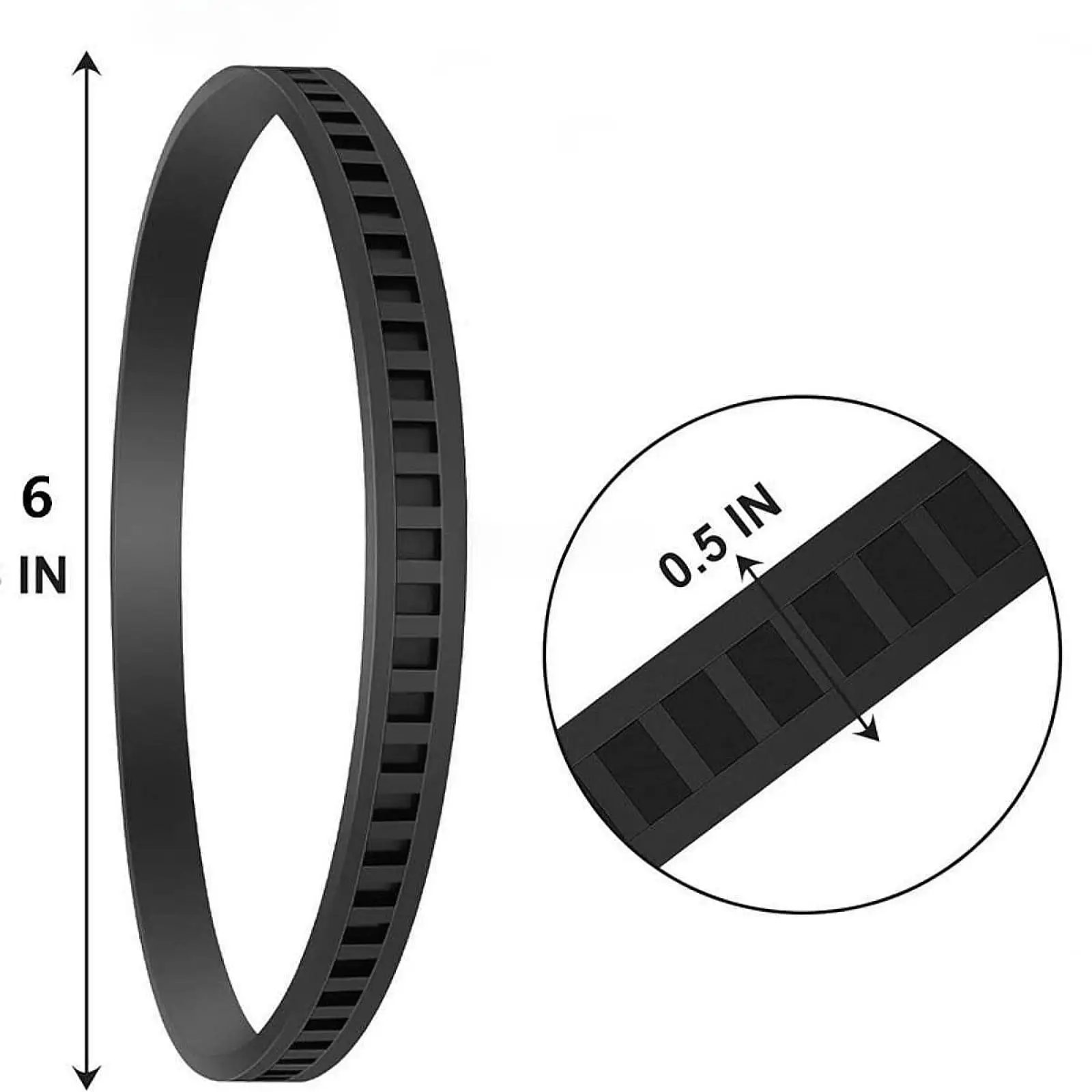 Easy Install Band Saw Tire Flexible Rubber Belt Spare Part for Woodworking Power Hand Tools