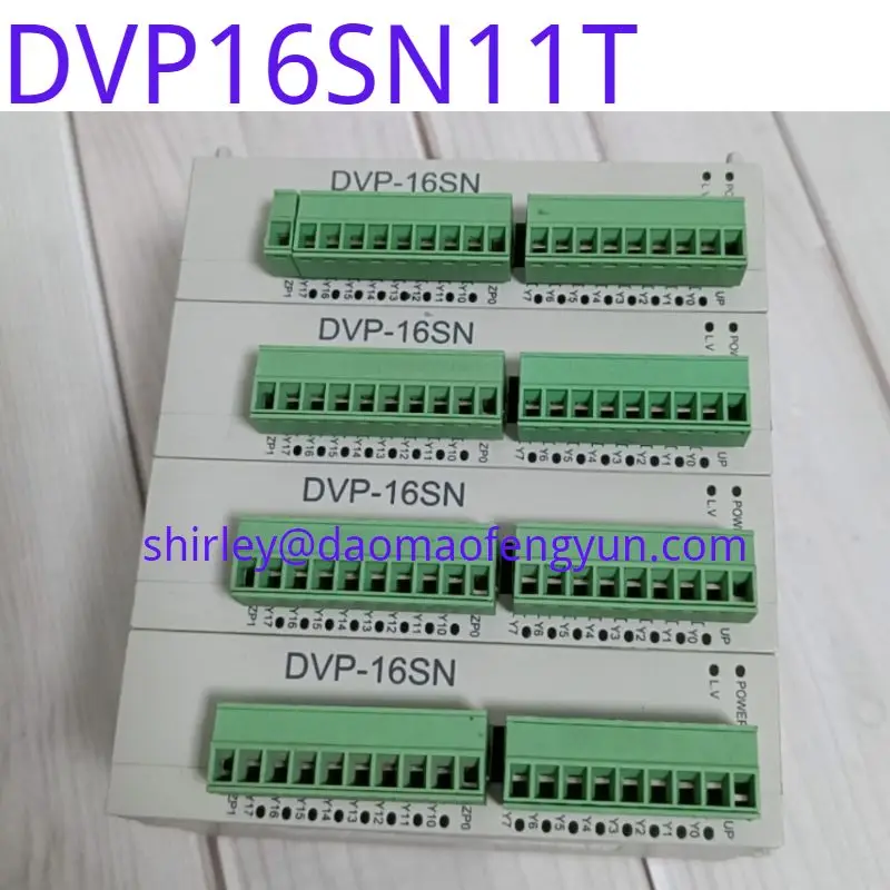 Used Original  DVP16SN11T Delta PLC module