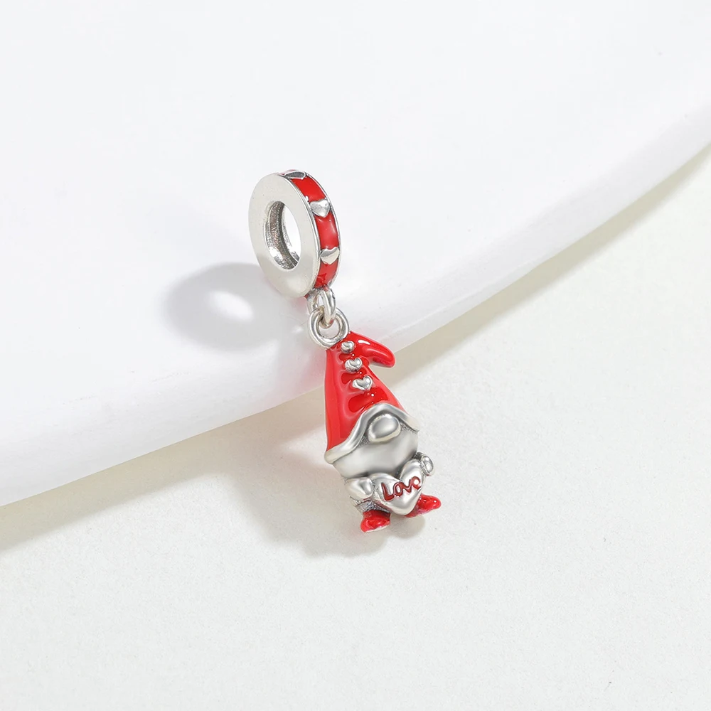 2025 925 فضة حلية قزم الخرز صنع المجوهرات الأساور الأصلية هدايا مجوهرات الأزياء في عيد الحب #2