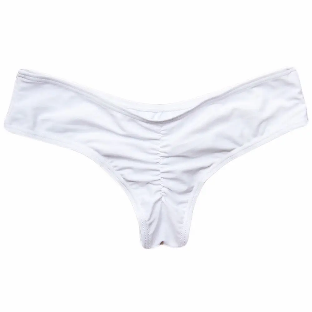 Women Swim Biquini Shorts Side Thong Bikini Briefs Swimsuit Swimwear