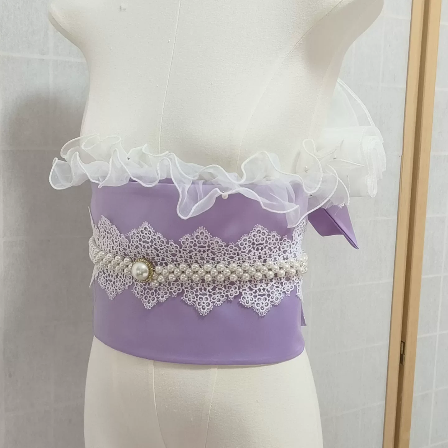 

Women's Japanese Style Obi Set with Lace and Waist String Yukata Kimono Accessories Vintage Waist Belt Dress Belt