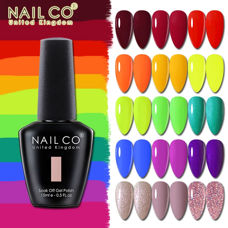 NAILCO 15ml Fall Color Gel Nail Polish Gel Nail Art All For Manicure Nail Supplies For Professionals Soak off UV Gel Varnishes