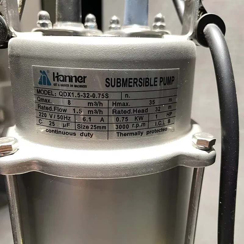 Electric SS Body QDX Series Submersible Dewatering Water Pump