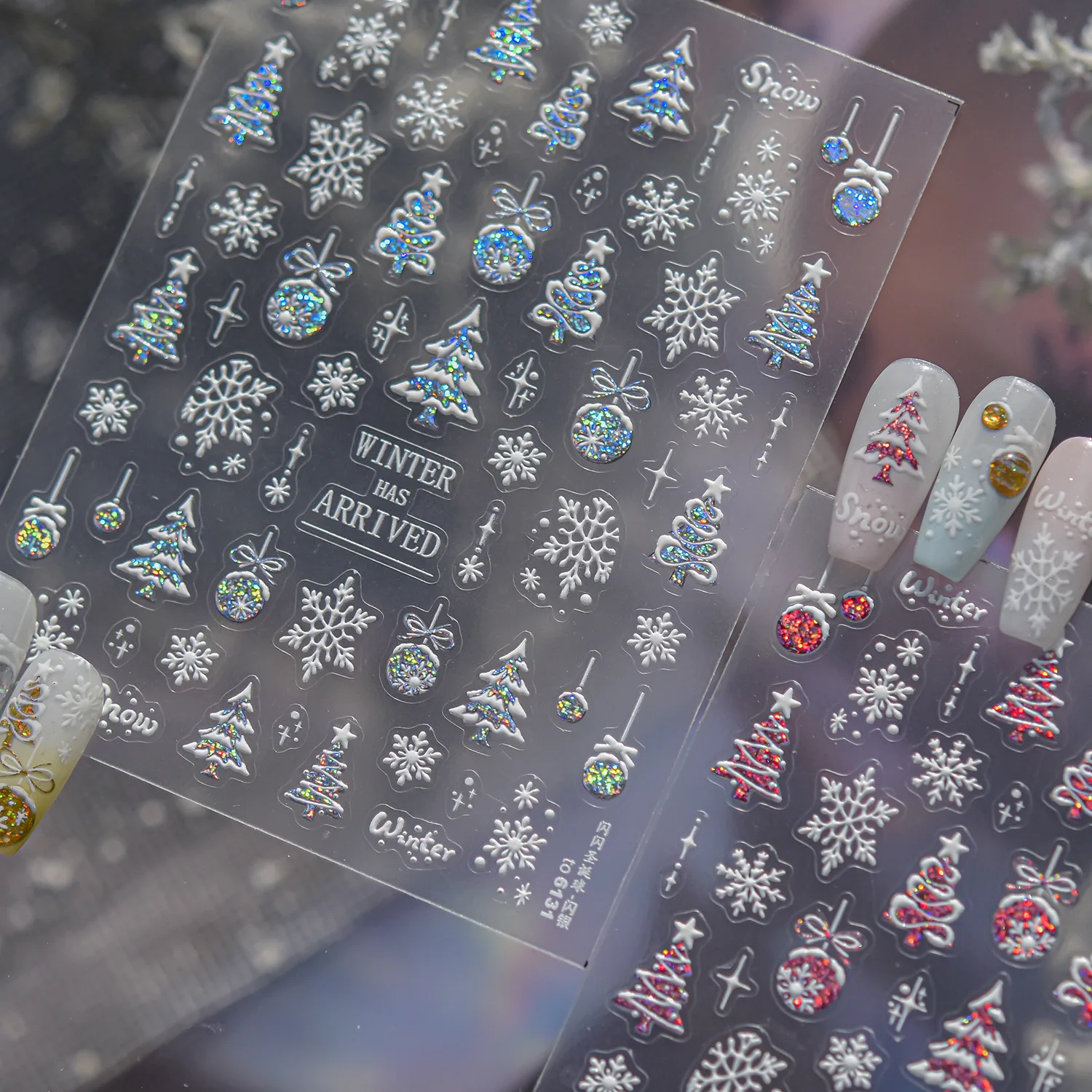 5D Weihnachts-Nagelkunst-Aufkl – Nail Art Xmas Tree Bewertung und Preis
