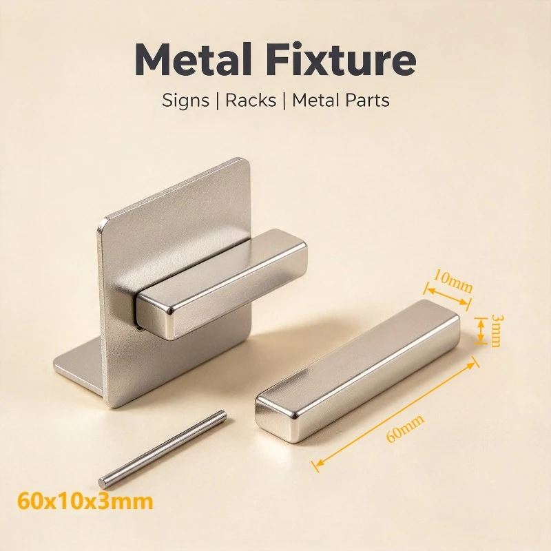 60x10x3mm Rectangular Strip N35 Neodymium Magnet Powerful Rare Earth NdFeB Permanent Magnet for DIY Crafts Fridge Industrial