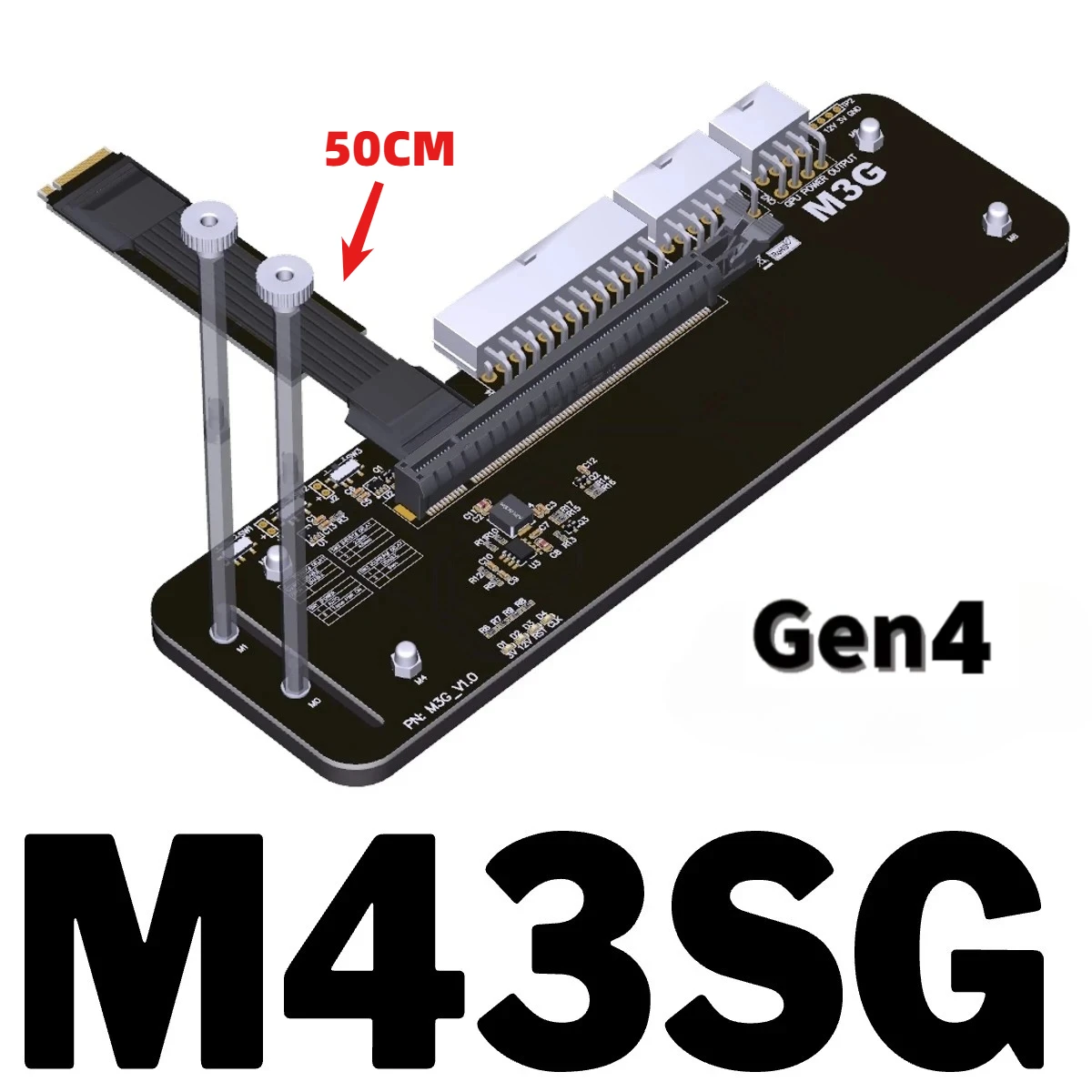 ADT-Link K43SG 4.0 M.2 M-Key NVMe to PCI-E 4.0 X16 External GPU