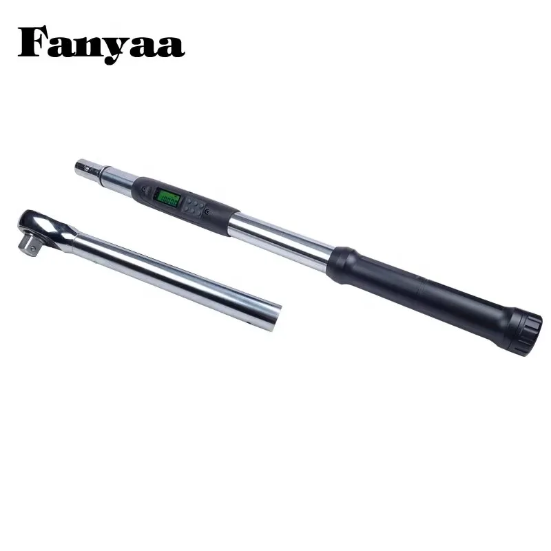 Chave de torque digital 1500nm, chave de soquete catraca de 1 polegada, ferramenta manual de liga, pré-conjunto métrico preciso, torção de pico, grande oem