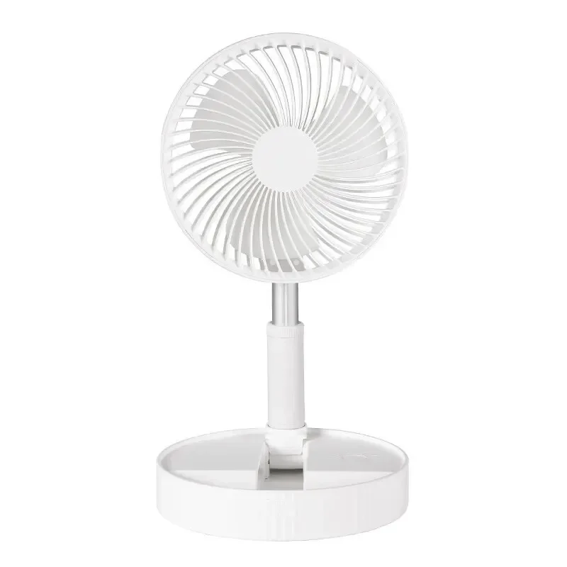 Retractable Electric Fan USB Charging Foldable Fan Portable Mini Four Speed Electric Fan Dormitory Outdoor Activity