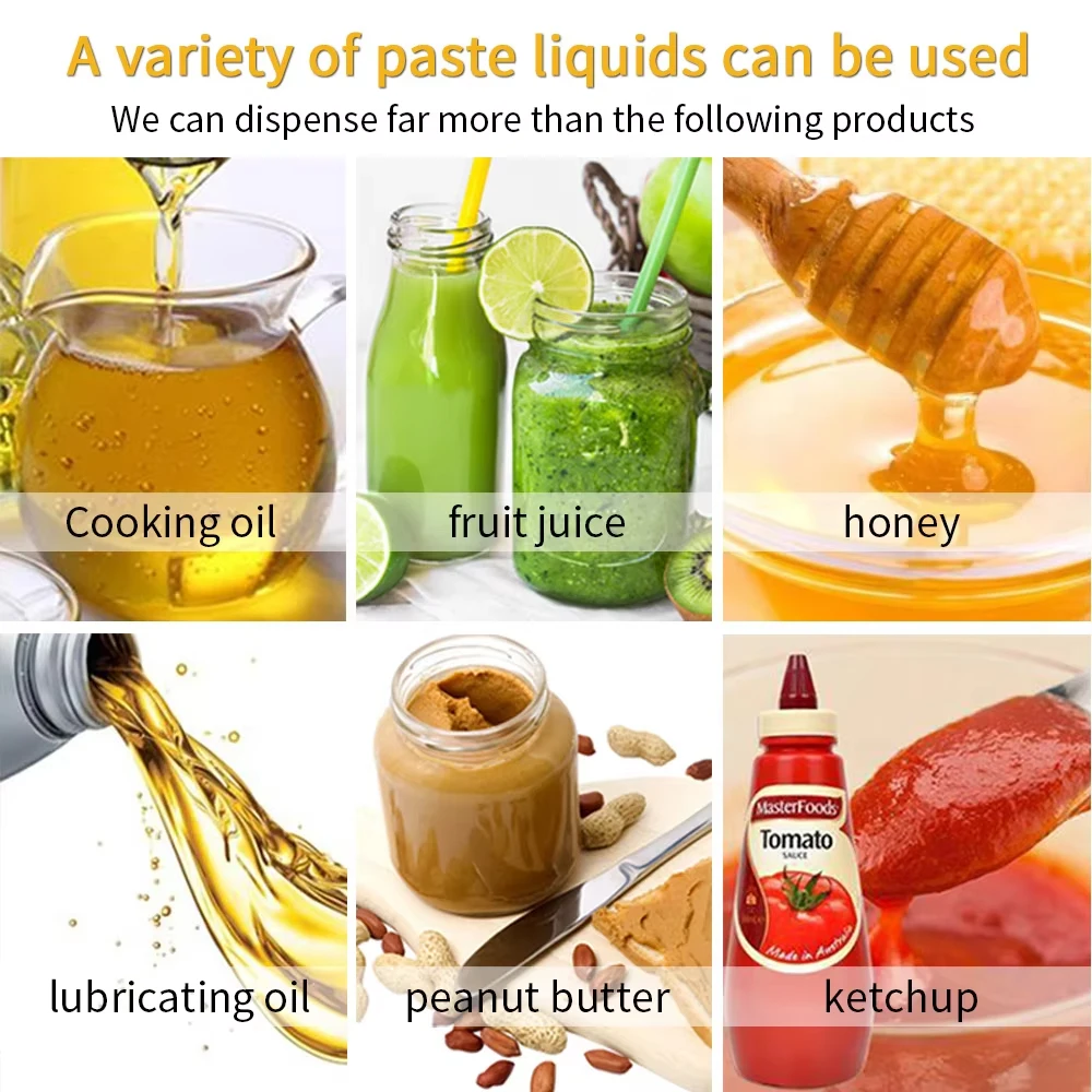 Semi Automatic Piston High Accuracy Beverage Glass Filling  for Marmalade Salad Dressing - view 6