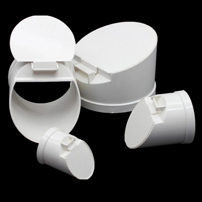 【ui】50/75/110/160 مللي متر استنزاف الأنابيب مصارف أرضية أنابيب الصرف الصحي كبيرة النزوح المضادة للرائحة غطاء خزان الصرف الصحي صمام الأنابيب الخارجية