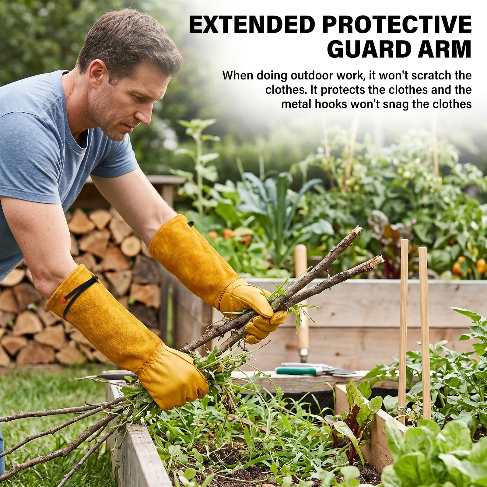 Long Gardening Gloves Adjustab - đánh giá và giá Garden Gloves Thorn Proof