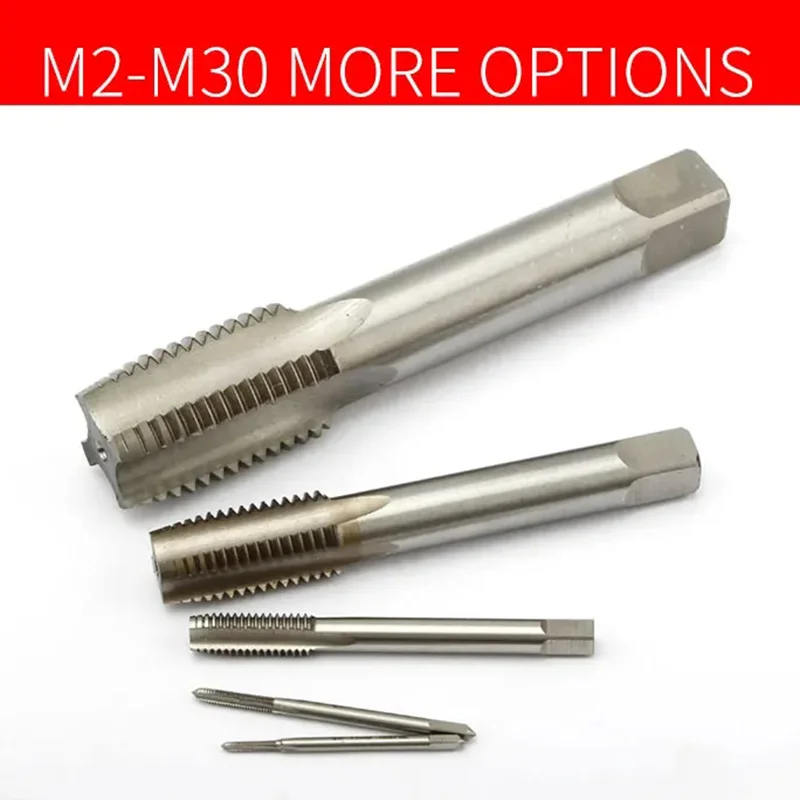 HSS 6542 Machine Thread Tap 1Pcs TiCN Coated Tap Drill Metric Screw Tap Hand Tools m2-m30