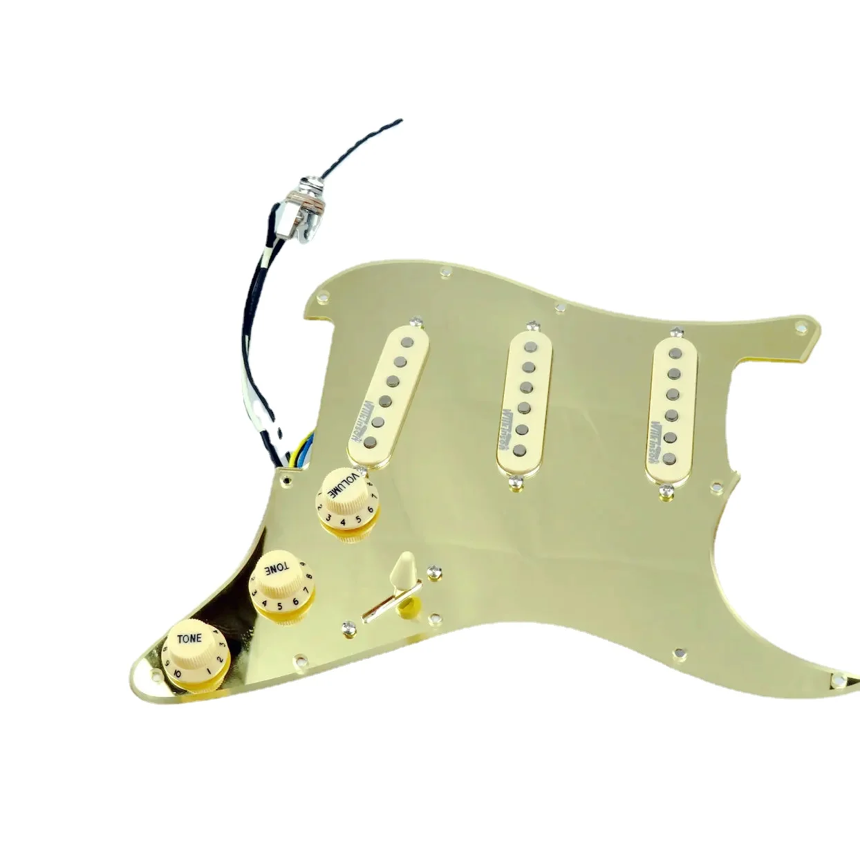 Ainico 5 Pickups Guitar Pickups SSS Single coil Guitar Pickups loaded Prewired Pickguard Guitar Parts Replace