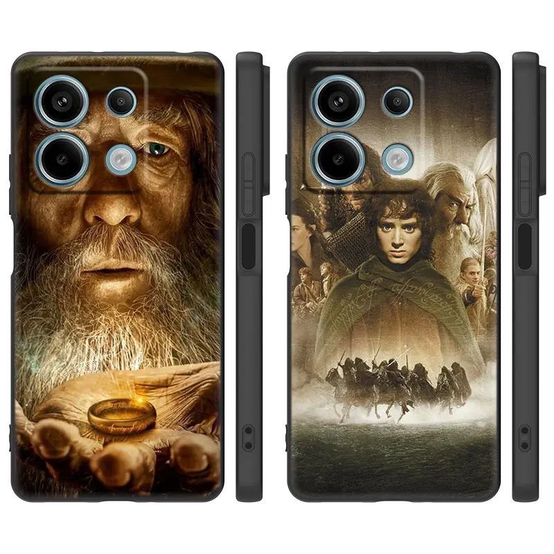 L-Lord of the R-Rings Cartoon Case For Xiaomi Redmi Note 13 Pro Plus 5G 11T 10T 9S Pro Redmi 13C 12R 12C 10C 10A 9T 9C 9A 70 Pro