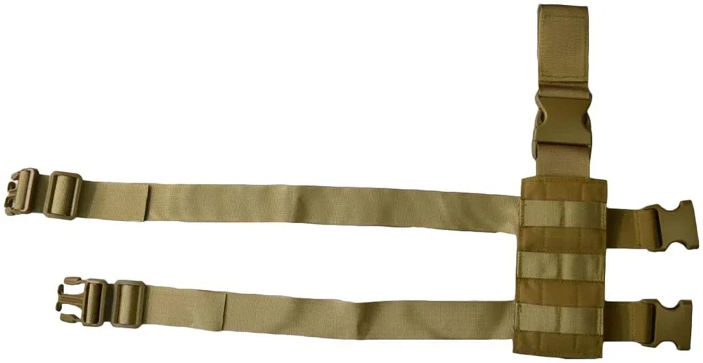 Funda táctica pierna caída MOLLE – Plataforma universal para pistola - imagen 5