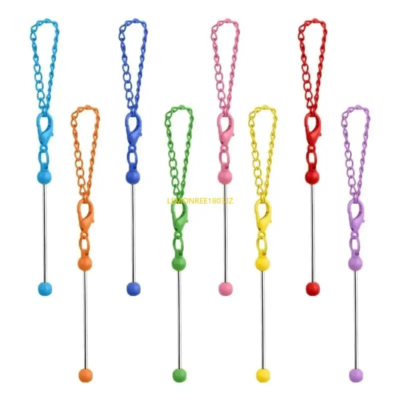 N58C Beading Keychain Pendants Accesorio llavero para bolsas caramelo aluminio