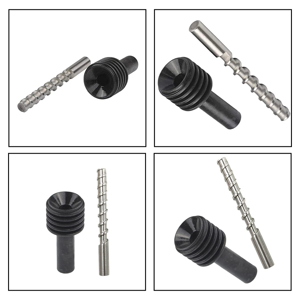 1pc Pellet Feeding Screw Rod Metal Heat Break Tube Holder For 3D Printer Granule Extruder Upgrade Parts - view 3