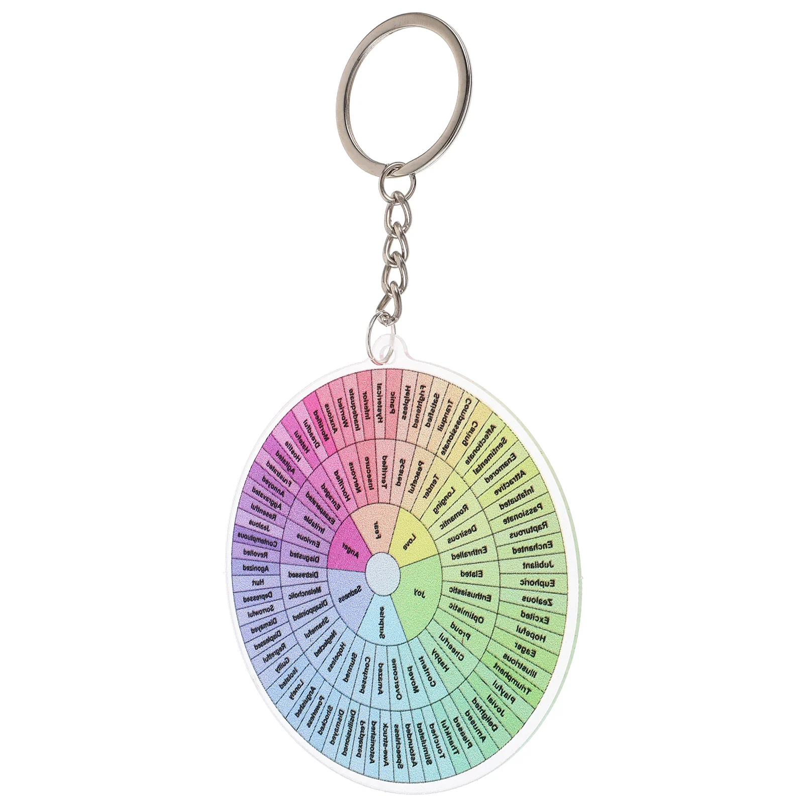 Keychains Feeling Wheel Pendant Portable Feelings Purple Craft Aluminum Alloy Decor