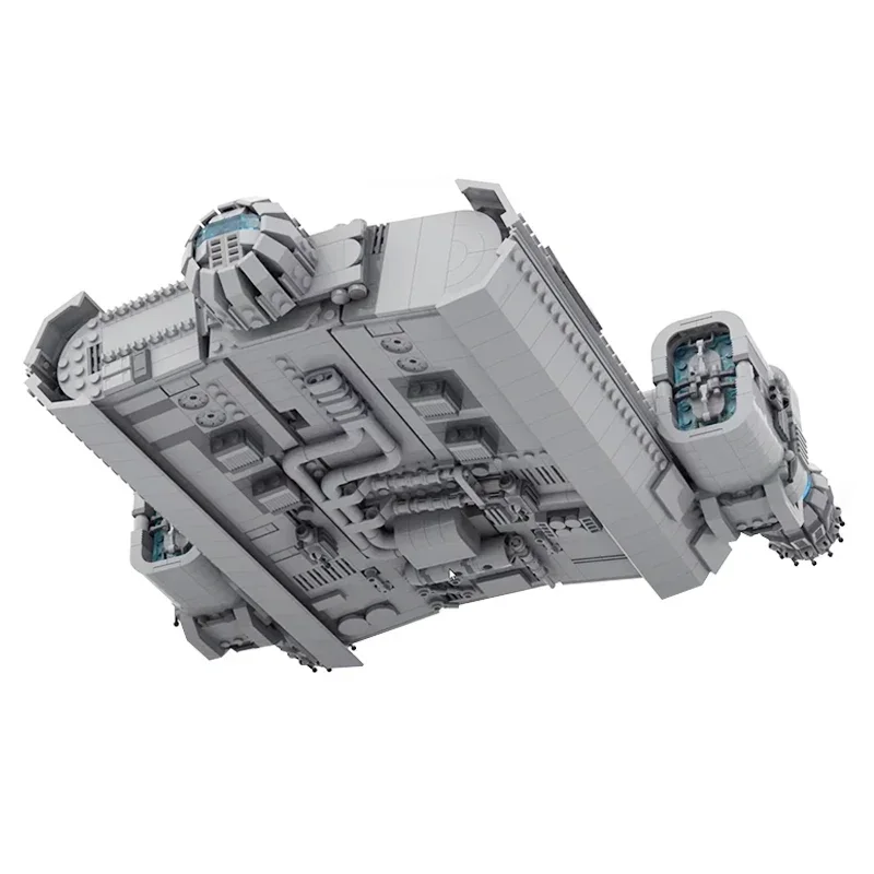 Star Battleship Modello Moc Mattoni da costruzione Megaroyales Tecnologia Raumschiff Blocchi modulari Regalo Giocattoli di Natale Set fai da te Assemblaggio