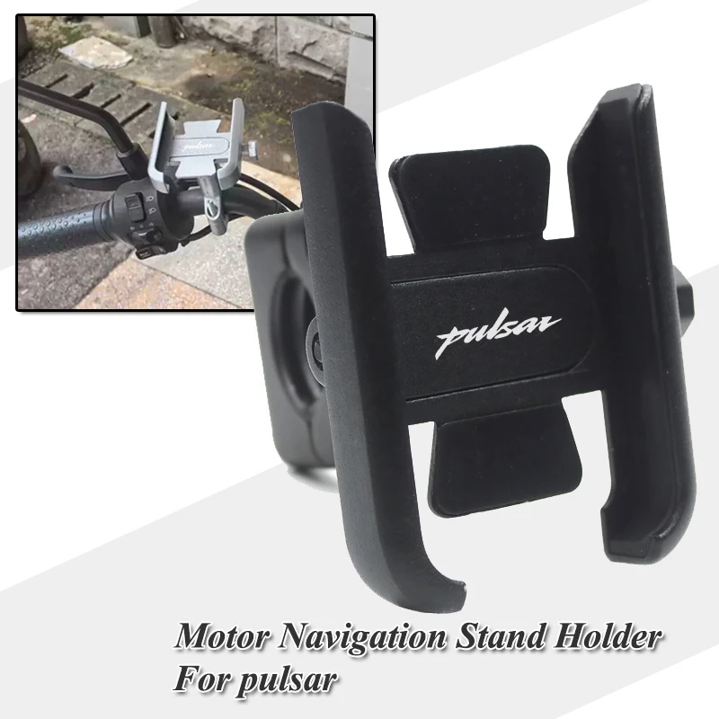 For Bajaj Pulsar N160 RS200 NS200 NS160 NS125 Pulsar 150 Motorcycle CNC Aluminum Handlebar Mobile Phone Holder GPS Stand Bracket