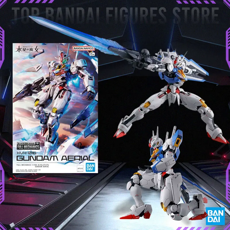 

Bandai Gundam GUNDAM The Witch From Mercury XVX-016 FM AERIAL 1/100 In Stock Genuine Anime Action Figure Assembly Model Toy Gift