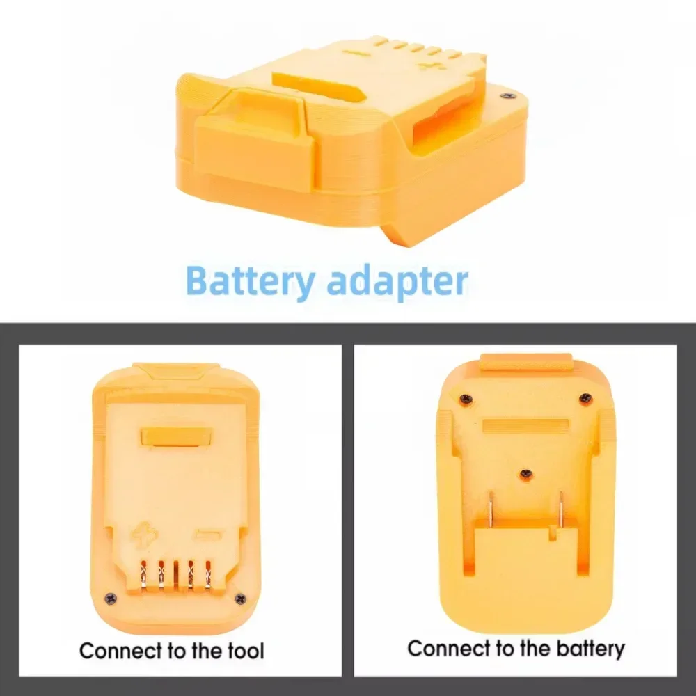 Imagem -06 - Adaptador Conversor para Bateria de Lítio Einhell X-change Ozito 18v para Ferramenta de Perfuração sem Fio Dewalt xr 18v 20v Apenas Adaptador