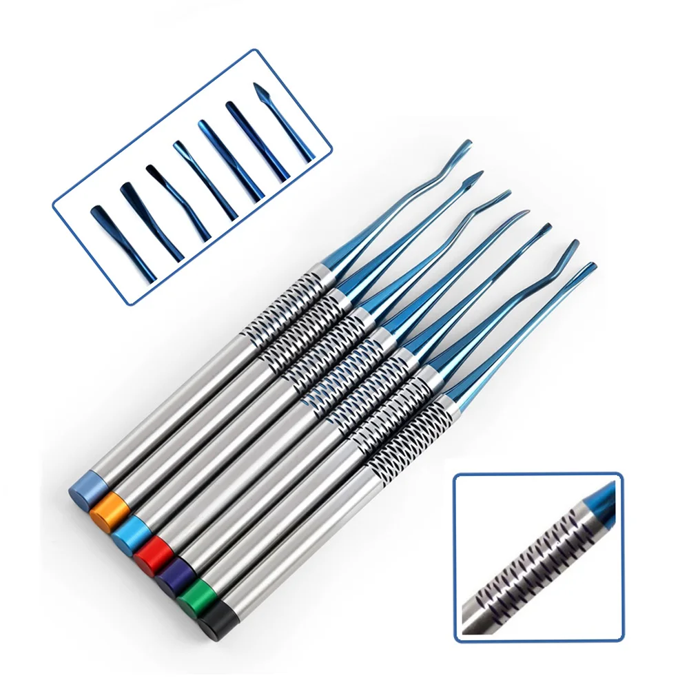 

7pcs/set Dentistry Tooth Extracting Tools Root Tooth Extraction Instruments Minimally Invasive Dentist Tools