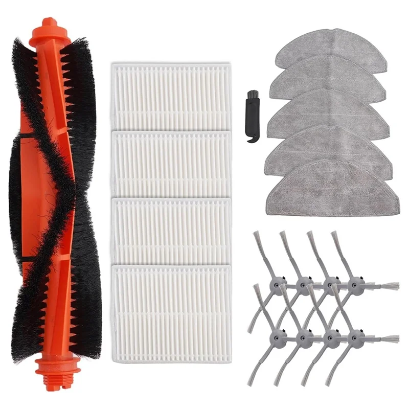 อะไหล่ทดแทนสำหรับหุ่นยนต์ดูดฝุ่น Lubluelu L20/For Honiture V8 Pro รุ่น B69C  แปรงหลัก แปรงข้าง ไส้กรอง HEPA ผ้าถูพื้น