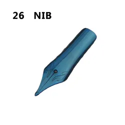 26mm Naginata Nib Hooded Nib Handmade Grinding Tip Oxide blue Handmade Grinding Tip #5 Size Fountain Pen Ink Pen