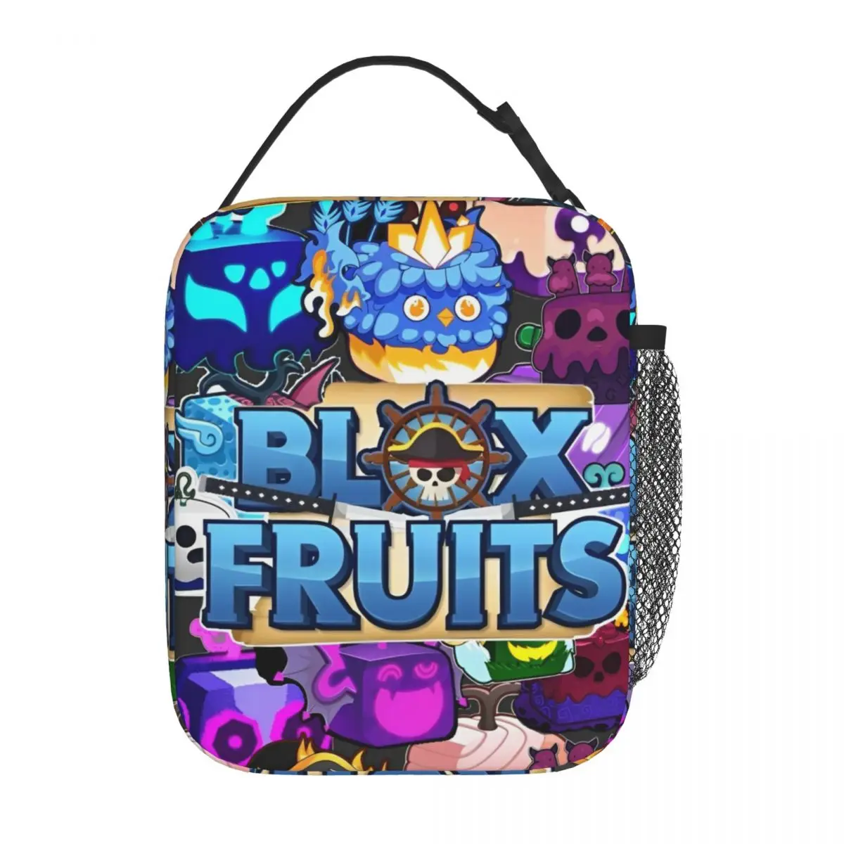 

Изолированные сумки для обеда Fruit B-Blox, многоразовая термосумка Контейнер для еды, большая сумка-тоут, ланч-бокс для девочек и мальчиков, пикник колледжа