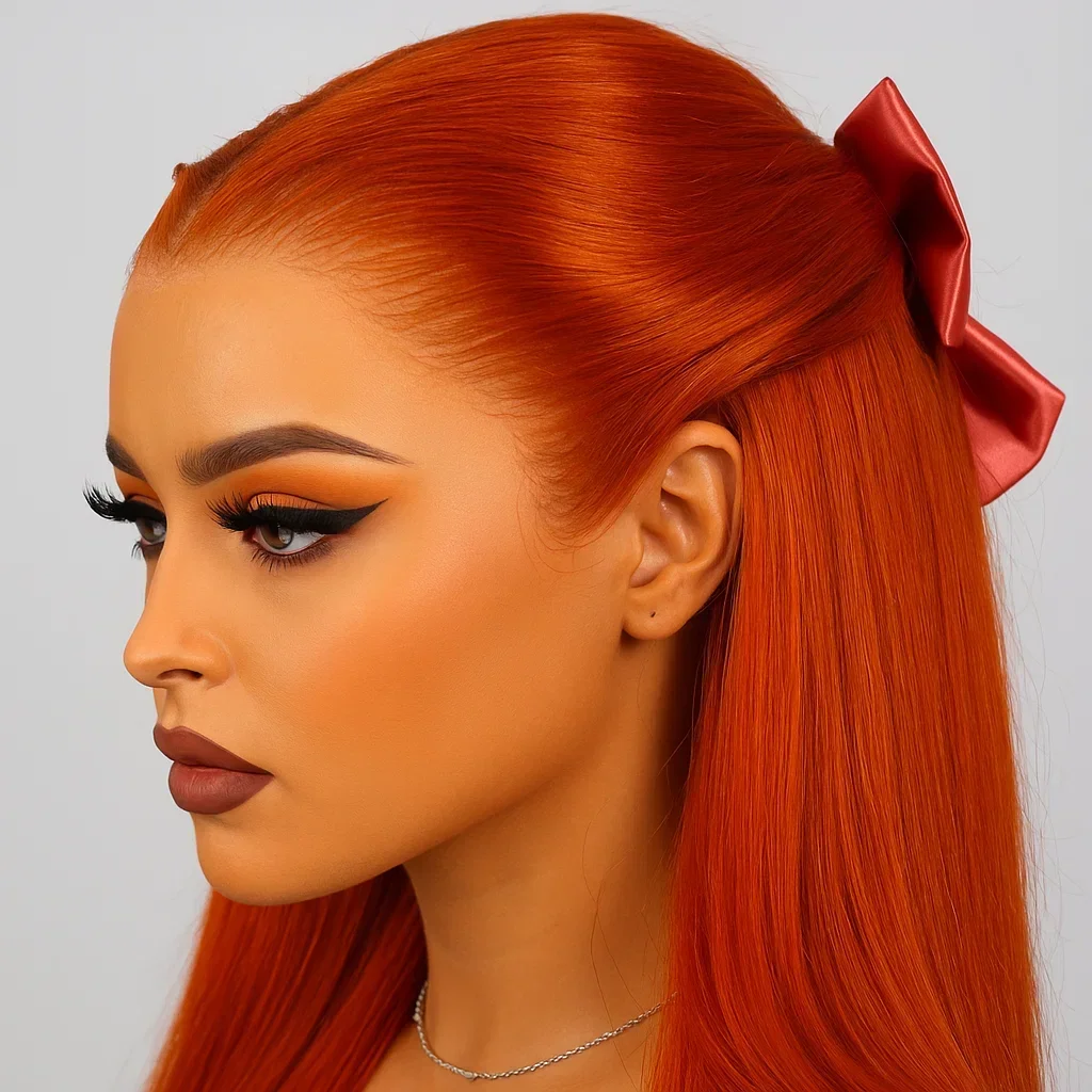 

Прозрачный HD Bone Straight 13x6 Парик Фронта Шнурка Бразильские Необработанные Парики Человеческих Волос Поставщик Рыжий Парик Фронта Шнурка для Чернокожих Женщин