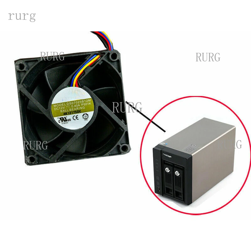 LL+  Original NAS TS-219P II  2-bay NAS Server Date Server Cooling Fan