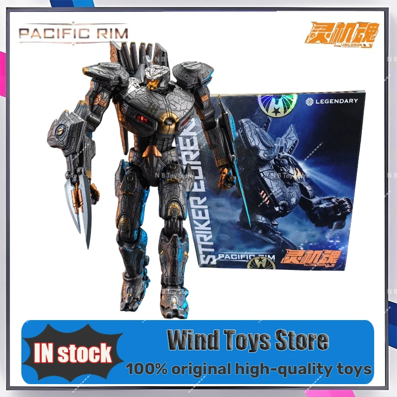 

In Stock Lingjihun Original Pacific Rim Striker Eureka 8 Inch 20cm Action Figure with LED Light Collectible Toy Gift