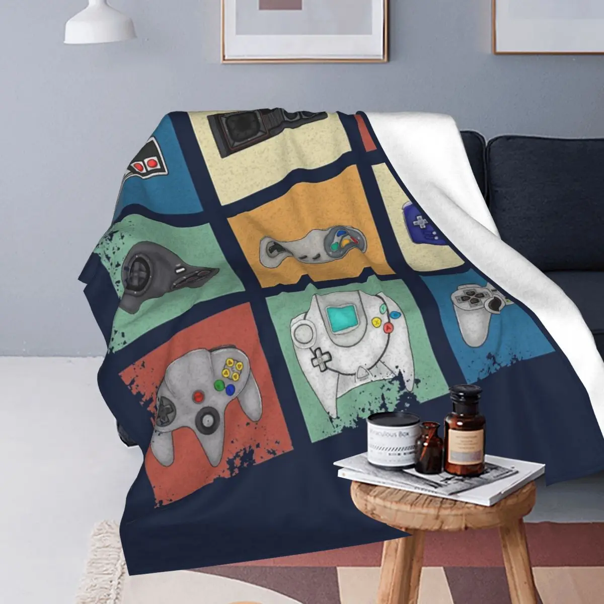 Gaming Generations Blanket Soft Warm Flannel Throw Blanket Cover for Bed Living room Picnic Travel Home Couch