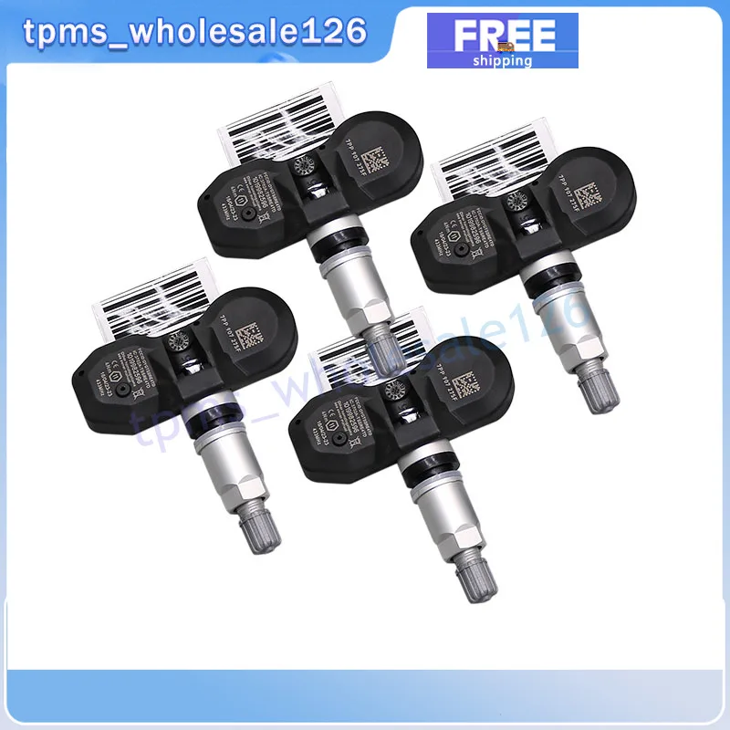 7PP907275F 4F0907275B TPMS 433MHZ For Audi A4 A6 A8 Q7 Porsche 911 Boxster Cayenne Volkswagen Touareg Tire Pressure Sensor 4PCS