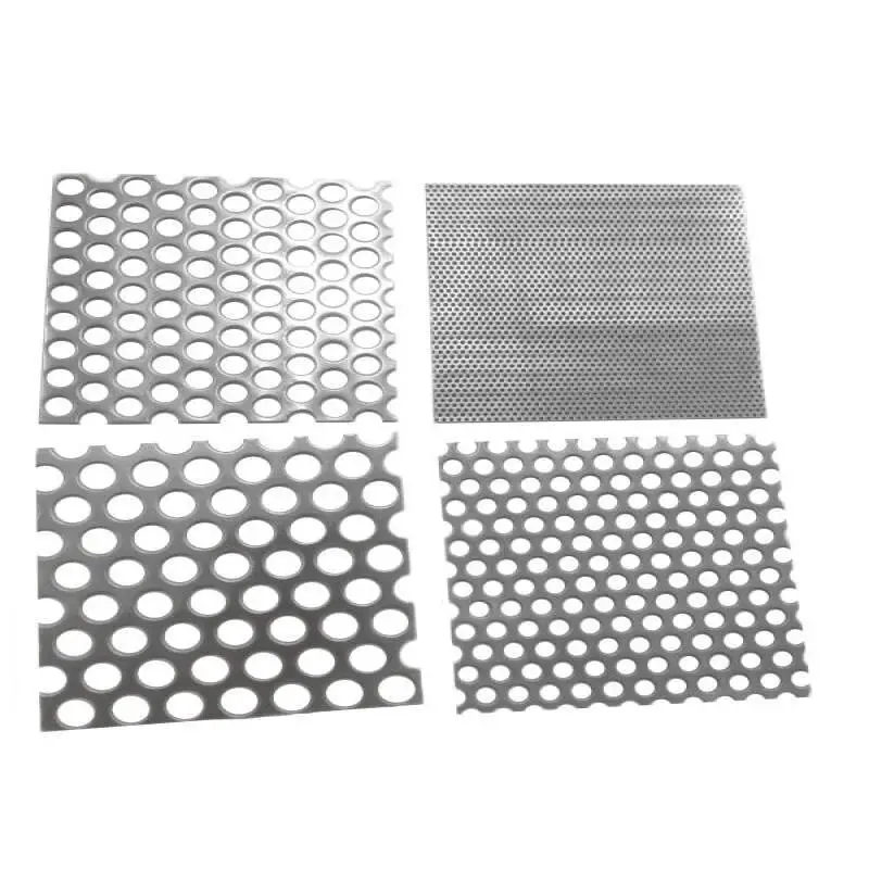 1mm 304 Stainles Steel  Perforated Metal Sheet, Swirl Drain Cover, Plant Trellis, Filter Screen, Protection Mat, DIY Craft Mesh