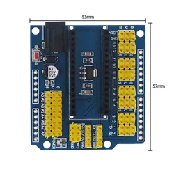 UNO NANO IO Shield V3.0 3.0 Contrôleur Terminal Adaptateur, 6 000 Cartes, Plaque d'Extension Simple pour Ardu37UNO AVR ATMEIncome 328P