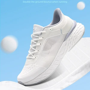 ONEMIX White Running Tennis für Männer im Freien Frau Tennis Atlético Marathon Sport Walk Schuhe Reise Trekking Jogging Schuhe 10 Hauptverkäufe geschlossener Schuh weiß - №1