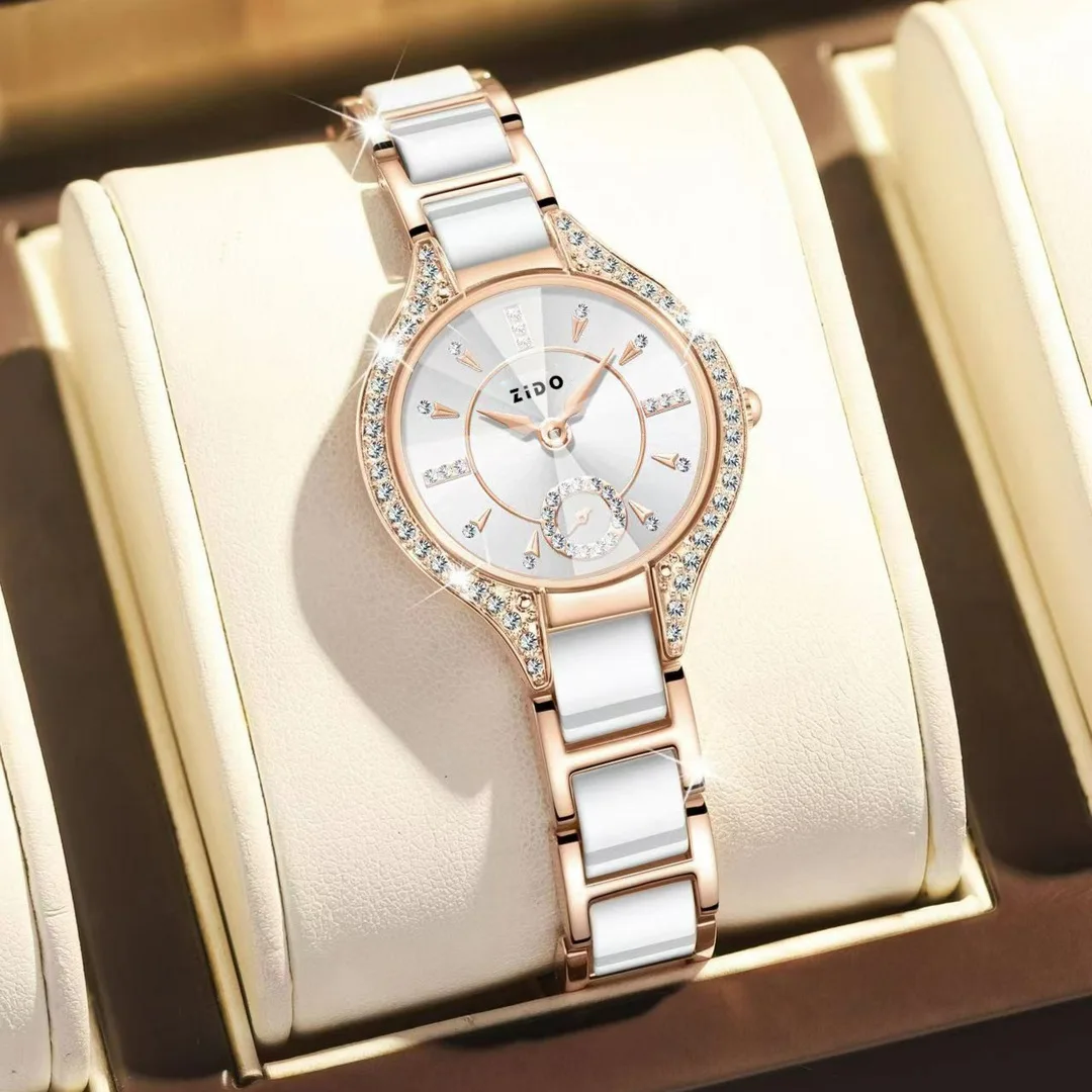 Women’s Luxury Diamond setting leisure Classic Wristwatches fashion sports Waterproof Ladies Watch Simple Female Watch for Women