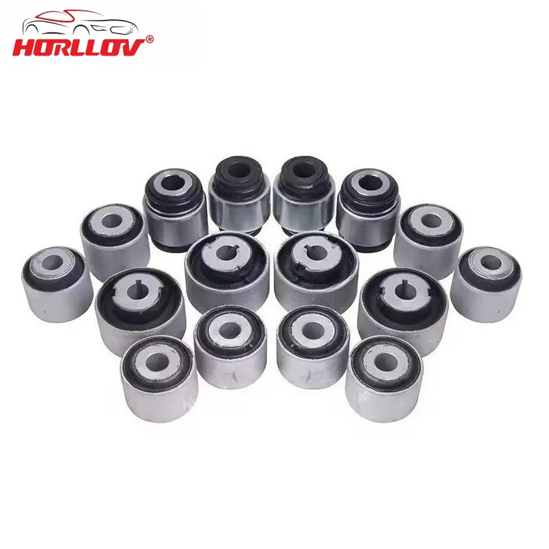 16PCS Rear Control Arm Bushing Kit for Levante Geberit President 670006273 670002808 670007252  670002808 670032016 670158898