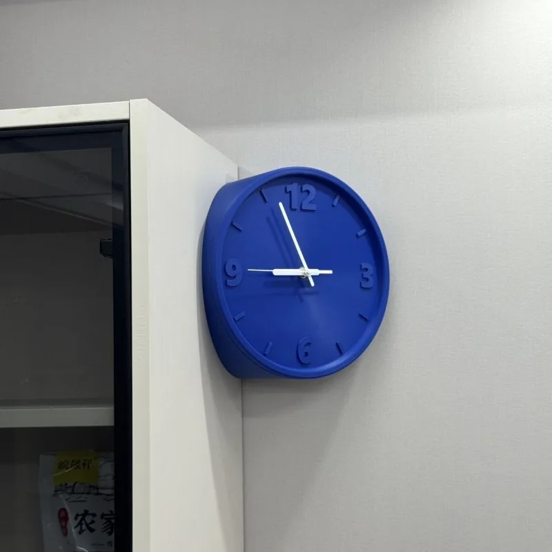Minimalist Corner Wall Clock Creative Concave Angle Convex Angle Wall Clocks Aesthetic Silent Small Clock Decorative Ornaments