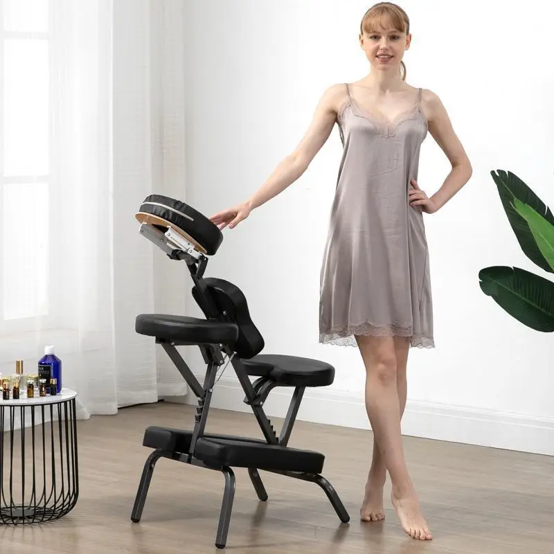 

Коммерческая мебель, массажное кресло Beauty Gua Sha, портативное складное массажное кресло для отдыха, металлическая мебель Silla De Masaje MHAMY